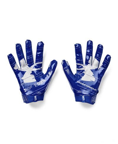 UA F8 American Football Handschuhe Royal