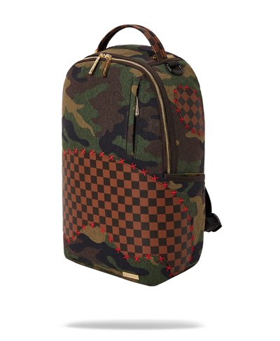 Sprayground Shark Shape Check Backpack