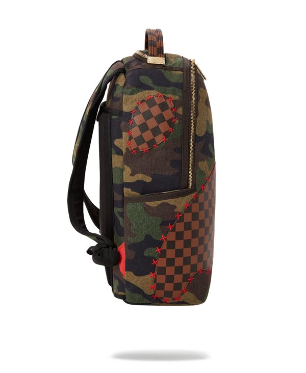 Shark Shape Check Rucksack 