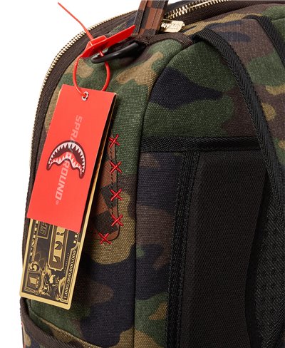 Shark Shape Check Rucksack 