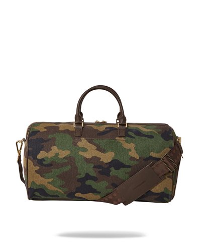 Shark Shape Check Duffle Bag 