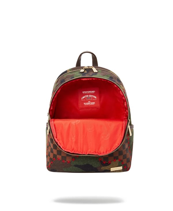 Shark Shape Check Savage Rucksack 