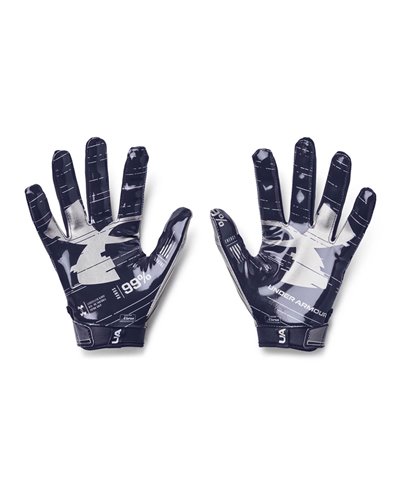 UA F8 Men's Football Gloves Midnight Navy