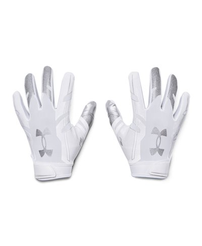 UA F8 Guanti Football Americano Uomo White