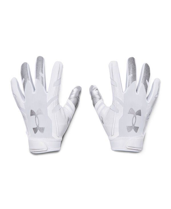 UA F8 Men's Football Gloves White