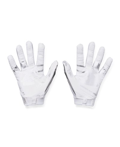 UA F8 Men's Football Gloves White