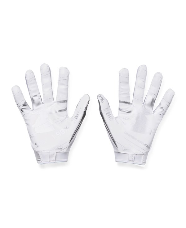 UA F8 Men's Football Gloves White