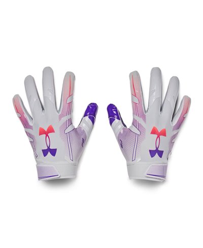 UA F8 Women's Football Gloves Halo Gray