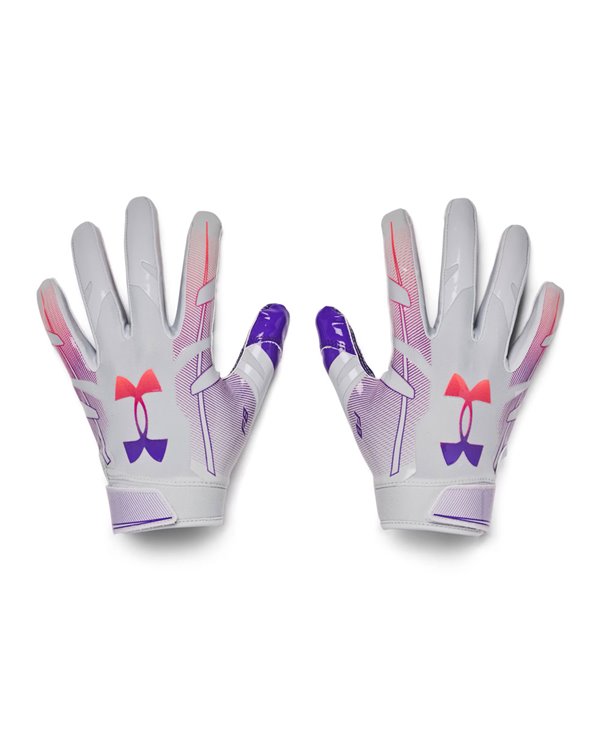 UA F8 Women's Football Gloves Halo Gray