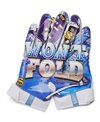 UA Blur LE Men's Football Gloves White/Carolina Blue