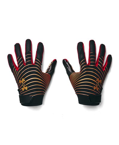 UA Blur LE Men's Football Gloves Black/Red
