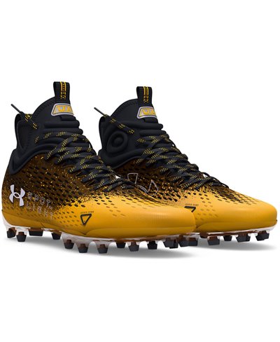 Mens black and gold football cleats Clearance