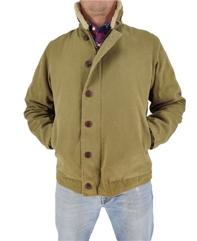 Men's Jacket Wilson Canvas Khaki Green
