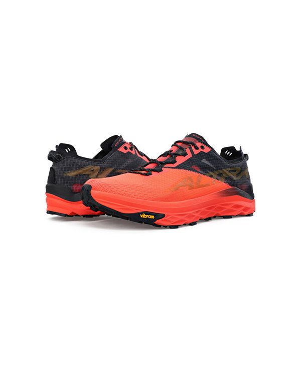 Herren Mont Blanc Traillaufschuhe Coral/Black