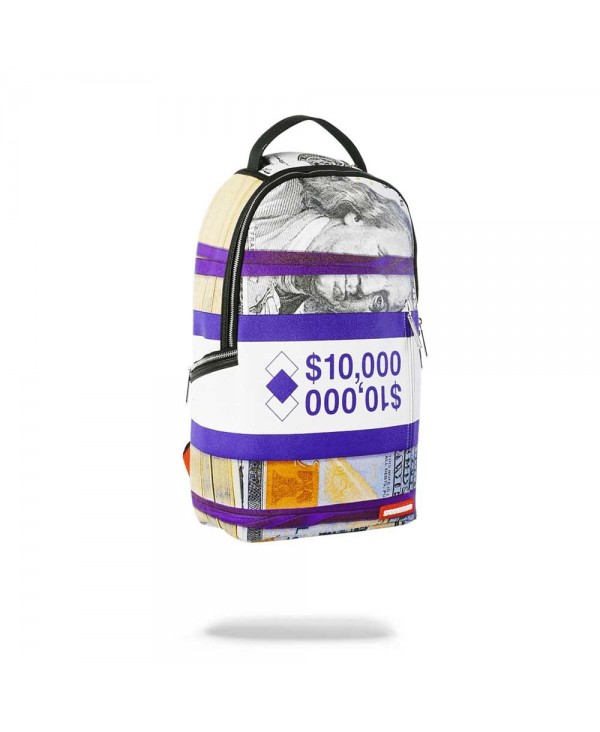 Sprayground Purple Money Bands Backpack