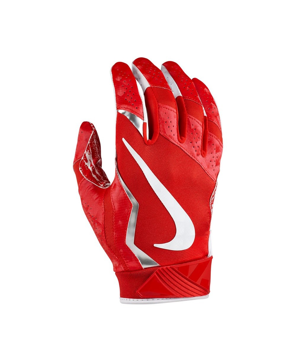 Nike Vapor Jet 4 Men's American Football Gloves University Red/Meta...