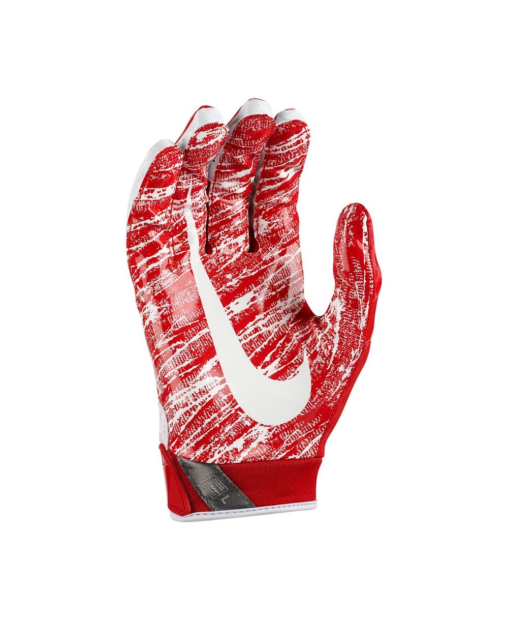 Nike Vapor Jet 4 Men's American Football Gloves University Red/Meta...