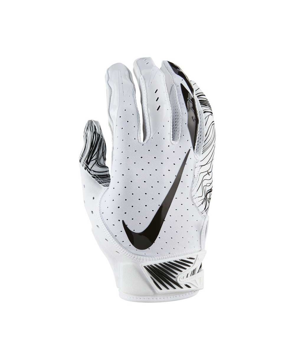 black and white nike football gloves