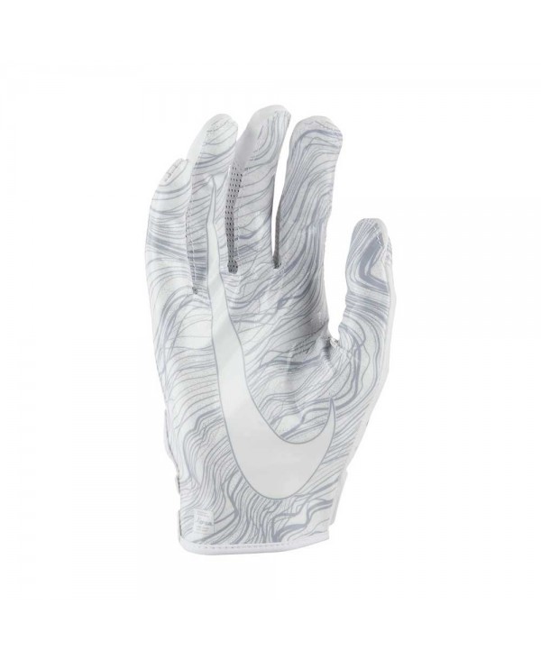grey nike football gloves
